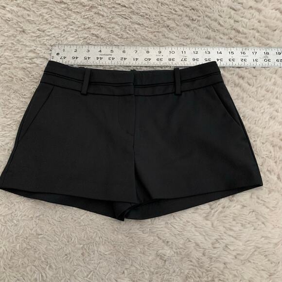 Guess by Marciano Silky Tuxedo Black Short Shorts Trouser Women’s 2 - Picture 4 of 8